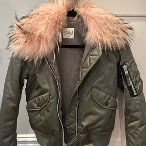 SAM bomber jacket. Size small. Great condition!